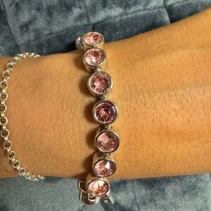 Touchstone Crystal Pink Ice Bracelet